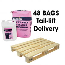 Larsens Latex Self-Levelling Compound 2-part Full Pallet (48 Bags/Bottles Tail Lift)